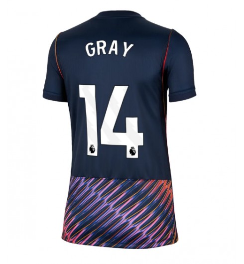 Tottenham Hotspur Archie Gray #14 Venkovní Dres pro Dámské 2026-27 Krátký Rukáv Tottenham Hotspur Archie Gray #14 Venkovní Dres pro Dámské 2026-27 Krátký Rukáv